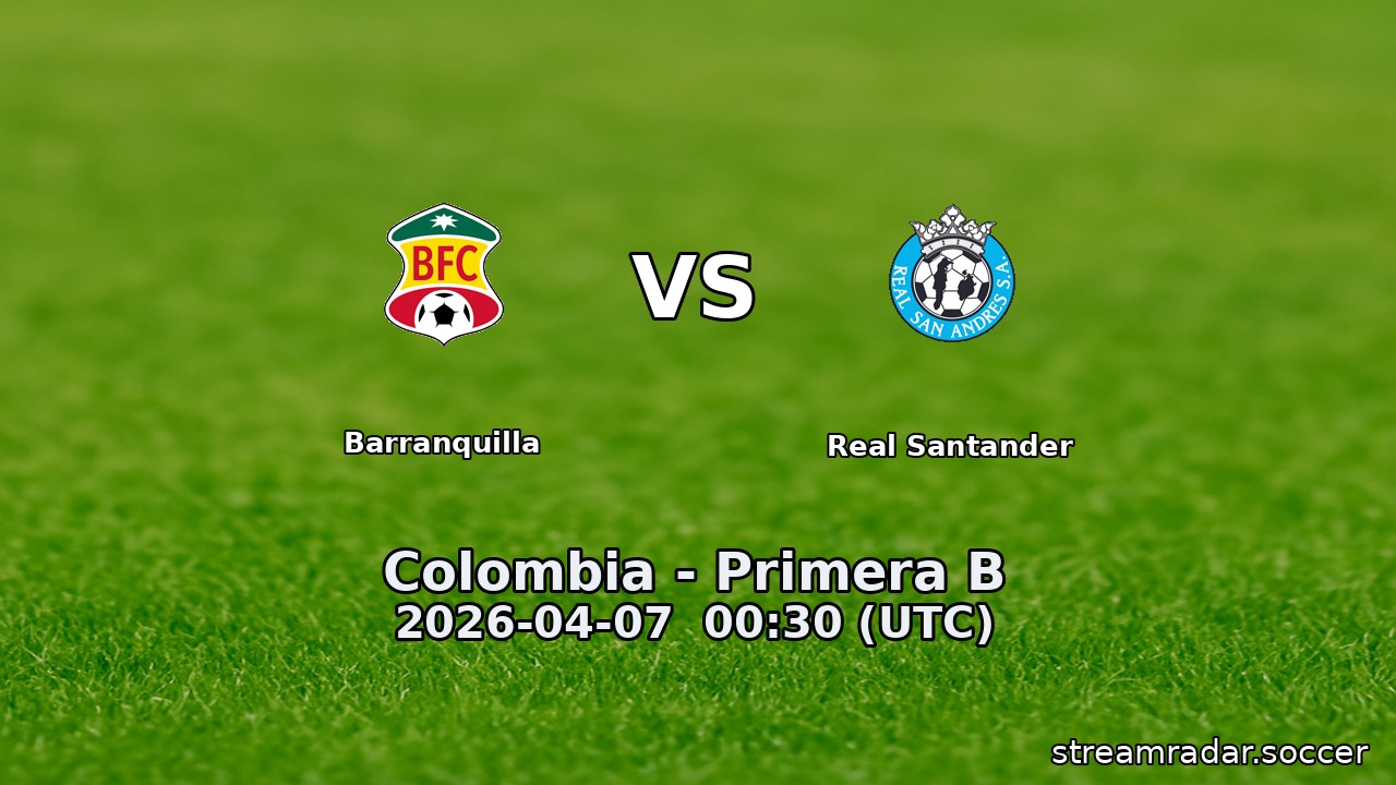 Barranquilla vs Real Santander
