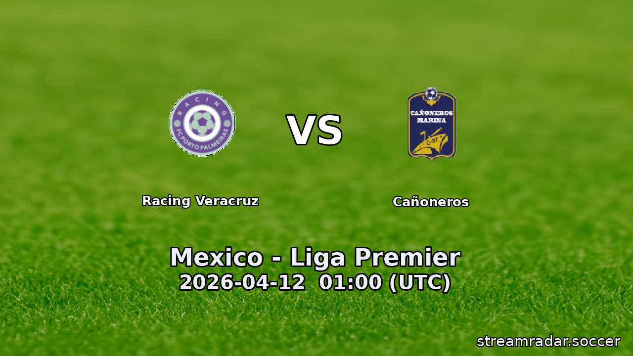 Racing Veracruz vs Cañoneros
