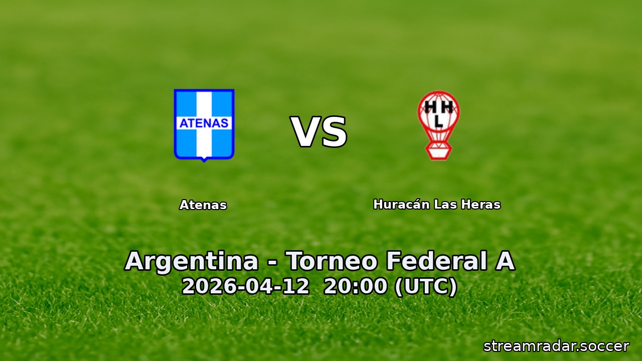 Atenas vs Huracán Las Heras