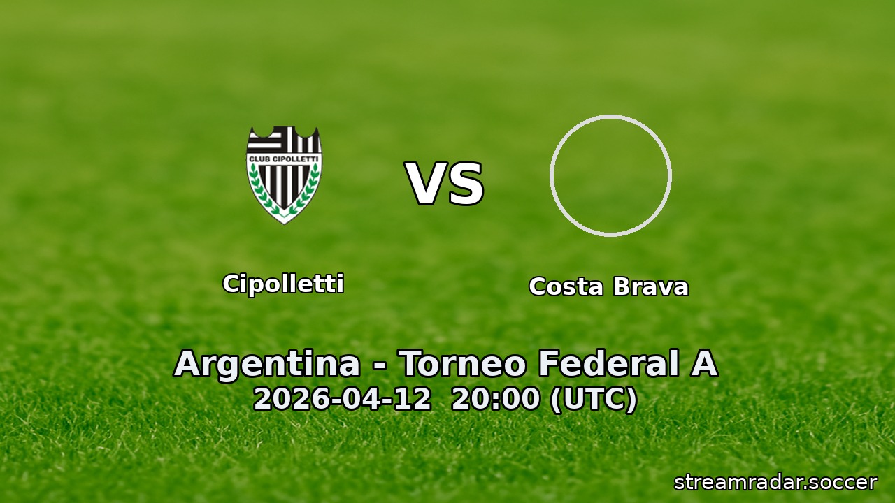 Cipolletti vs Costa Brava