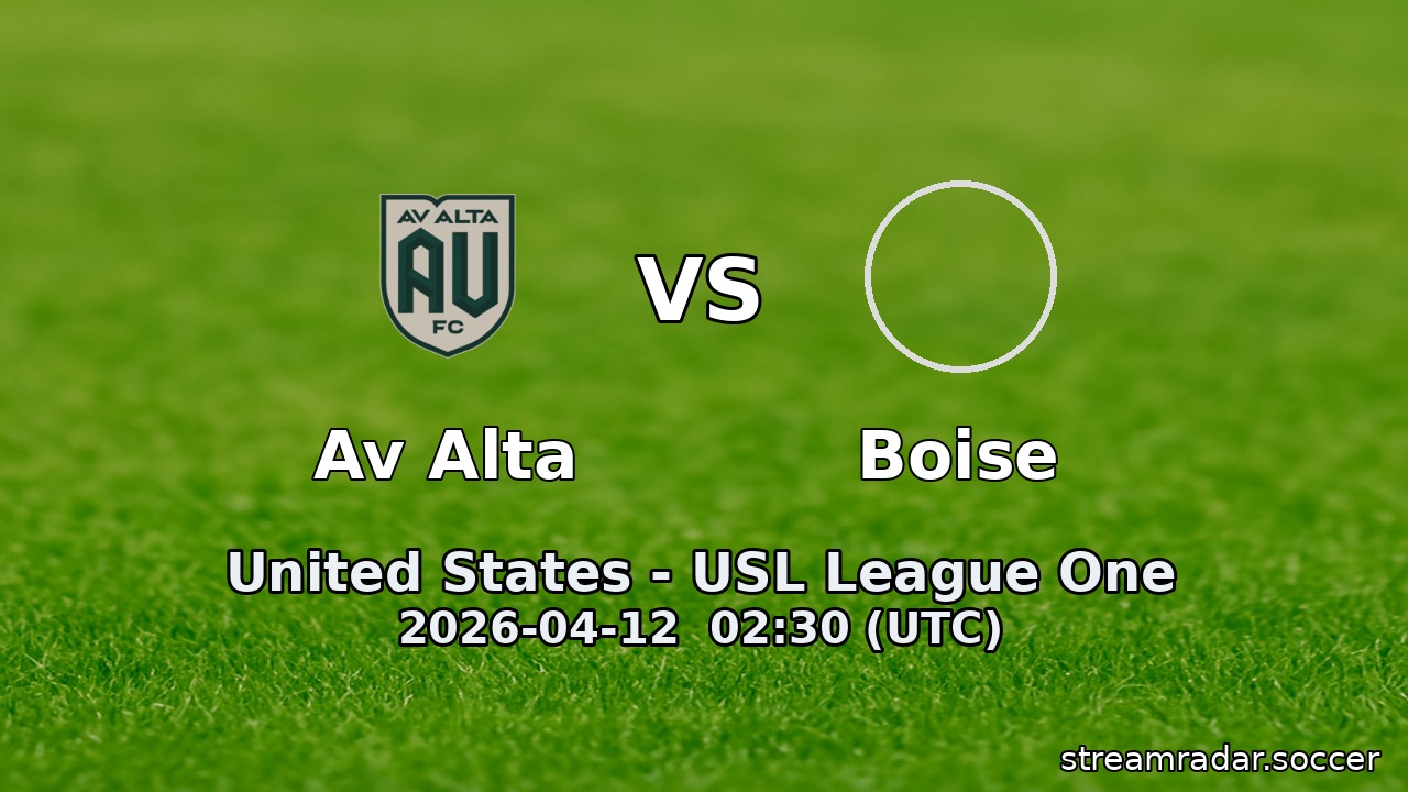Av Alta vs Boise