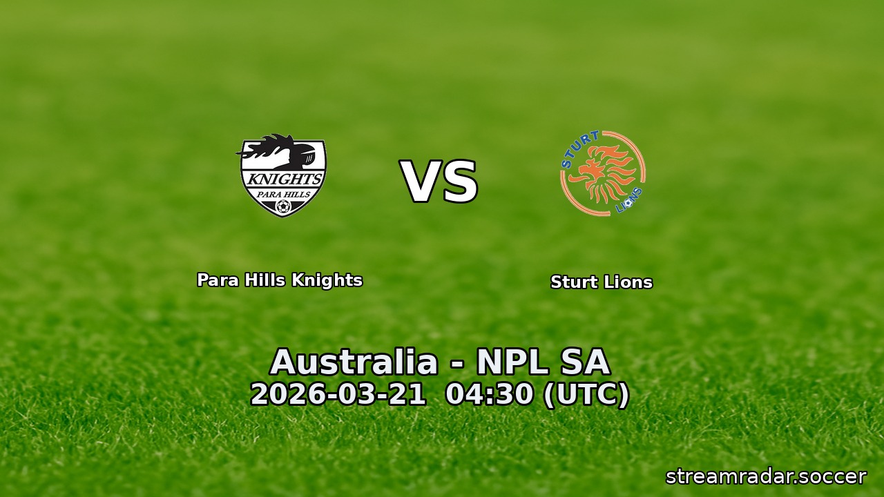Para Hills Knights vs Sturt Lions
