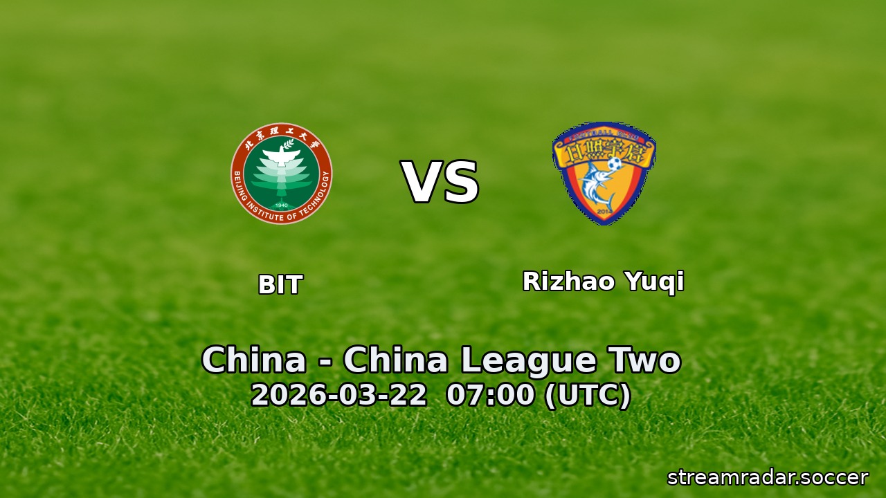 BIT vs Rizhao Yuqi