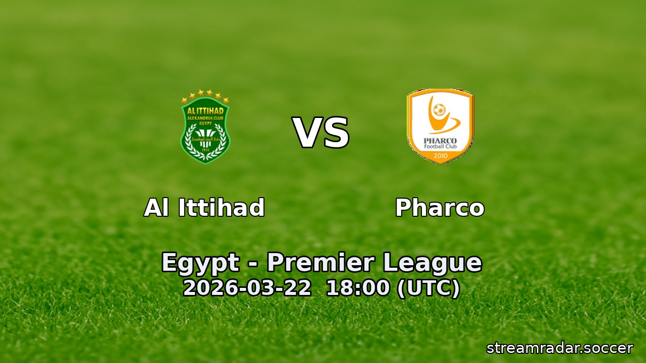 Al Ittihad vs Pharco