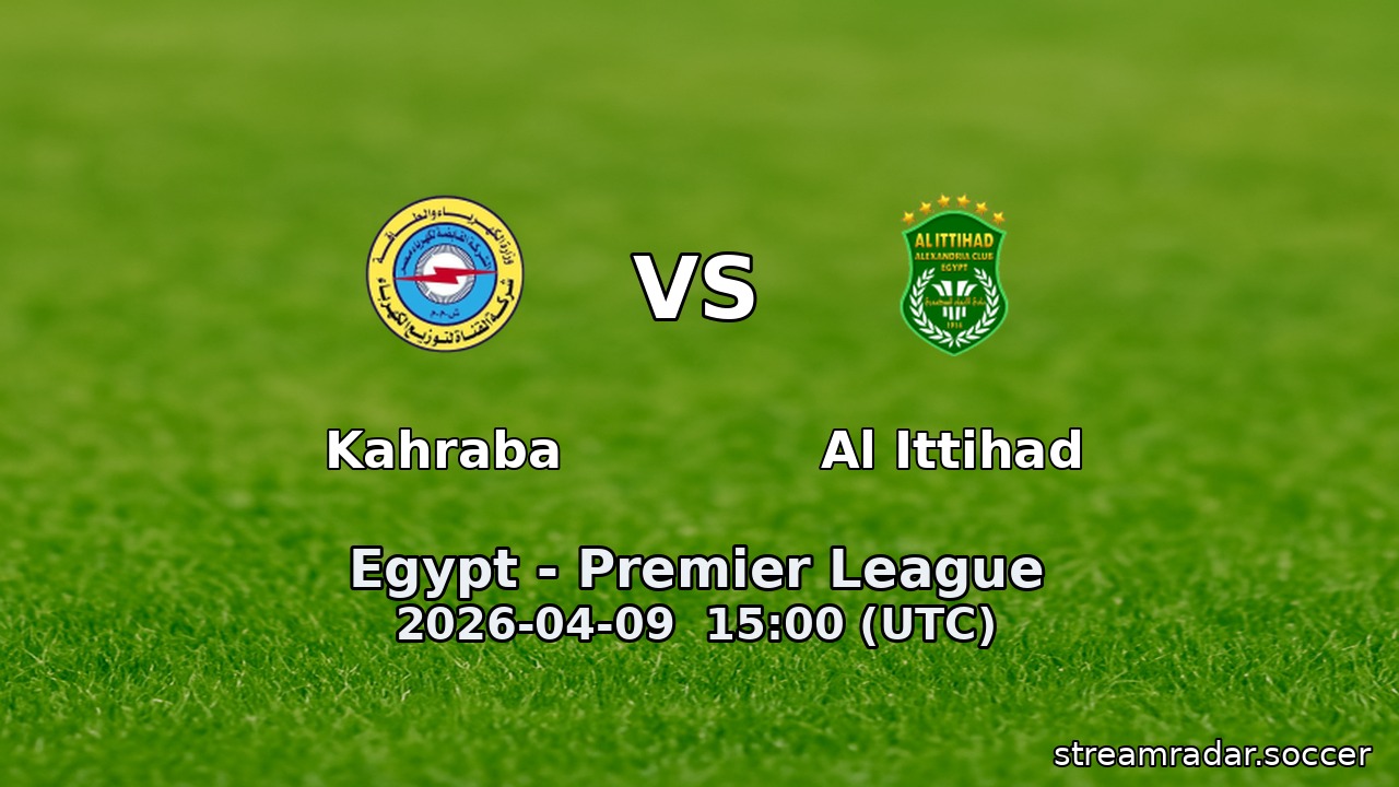 Kahraba vs Al Ittihad