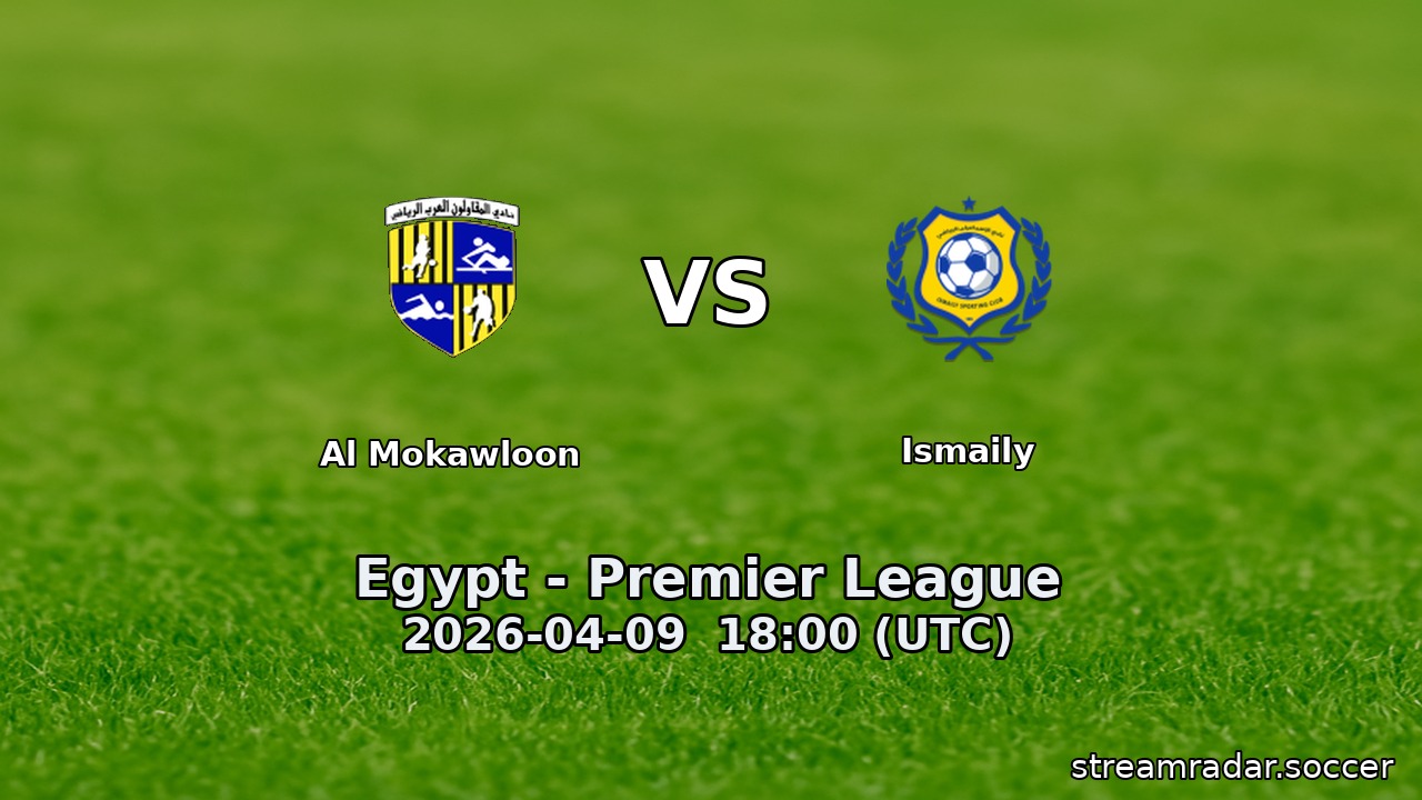 Al Mokawloon vs Ismaily