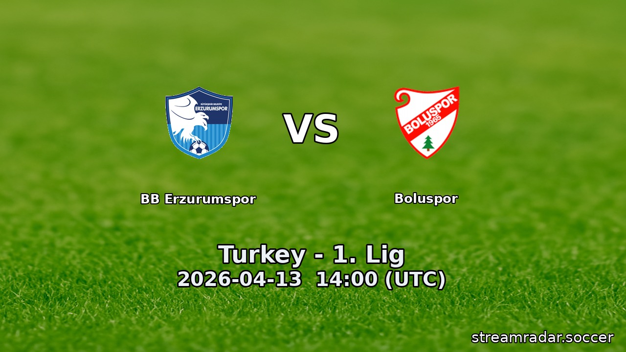 BB Erzurumspor vs Boluspor
