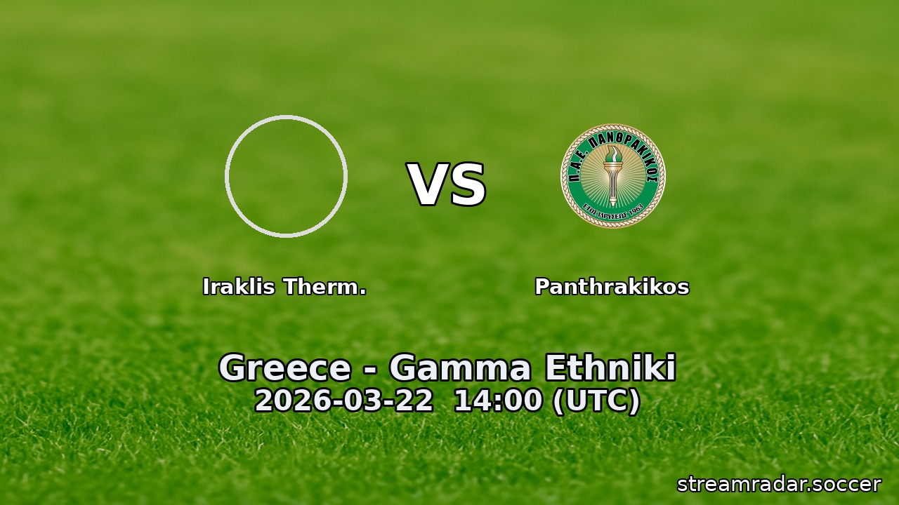 Iraklis Therm. vs Panthrakikos