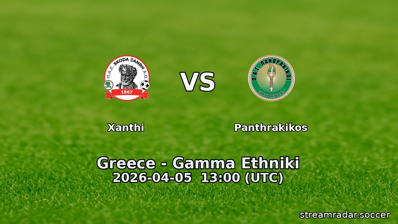 Xanthi vs Panthrakikos