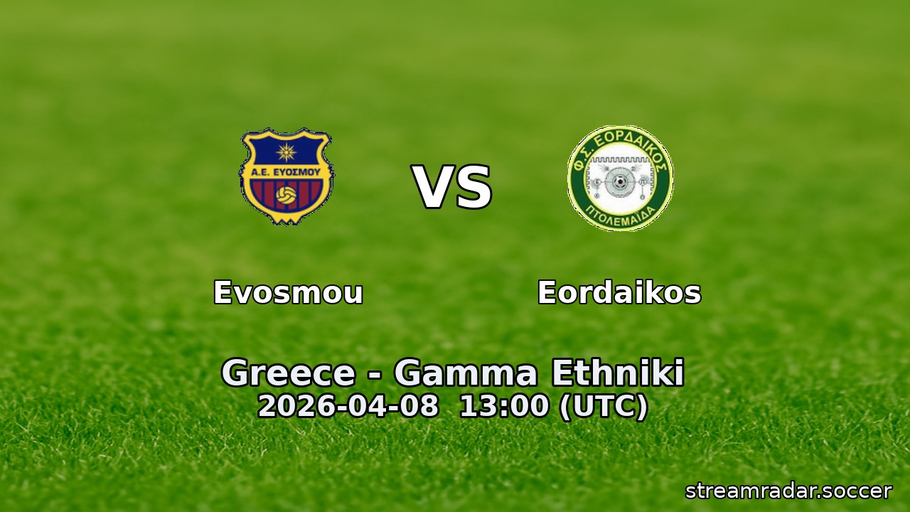 Evosmou vs Eordaikos