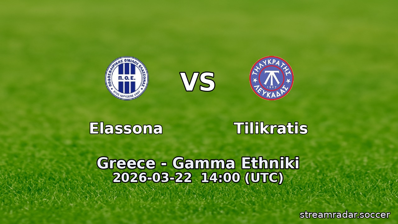 Elassona vs Tilikratis