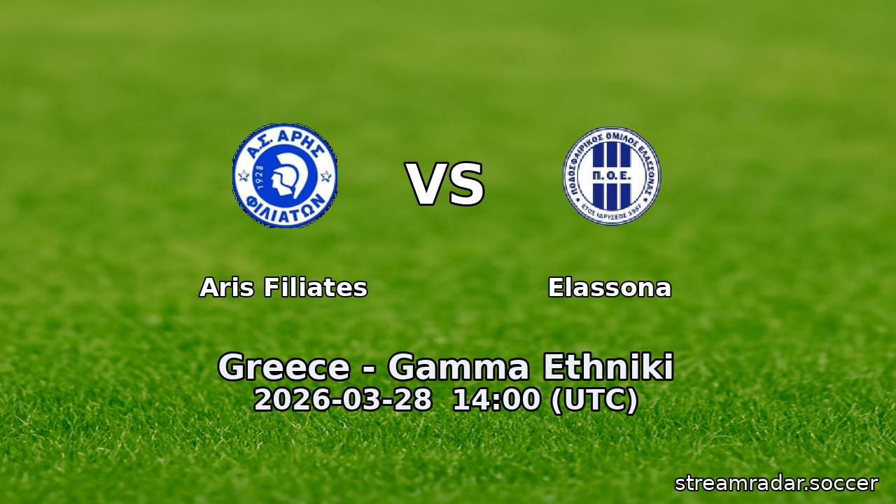 Aris Filiates vs Elassona