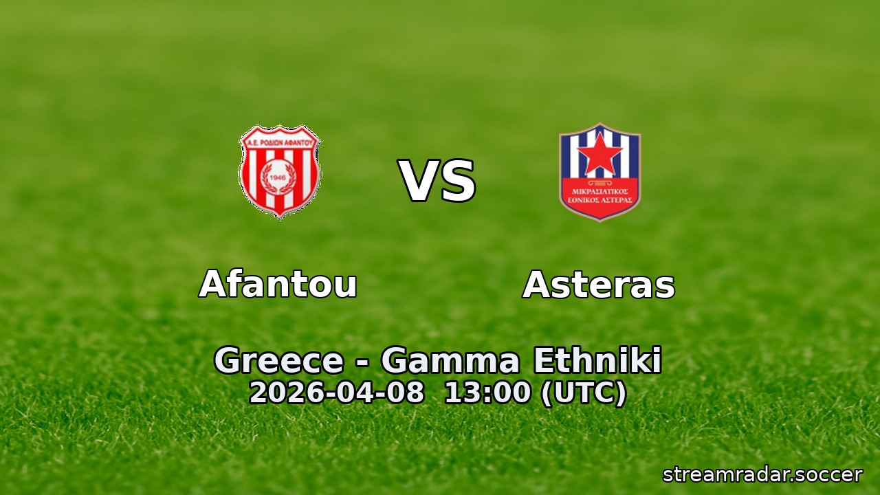 Afantou vs Asteras