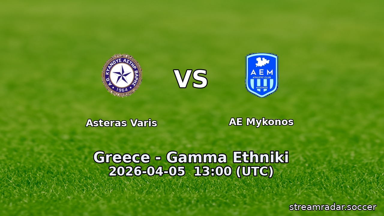 Asteras Varis vs AE Mykonos