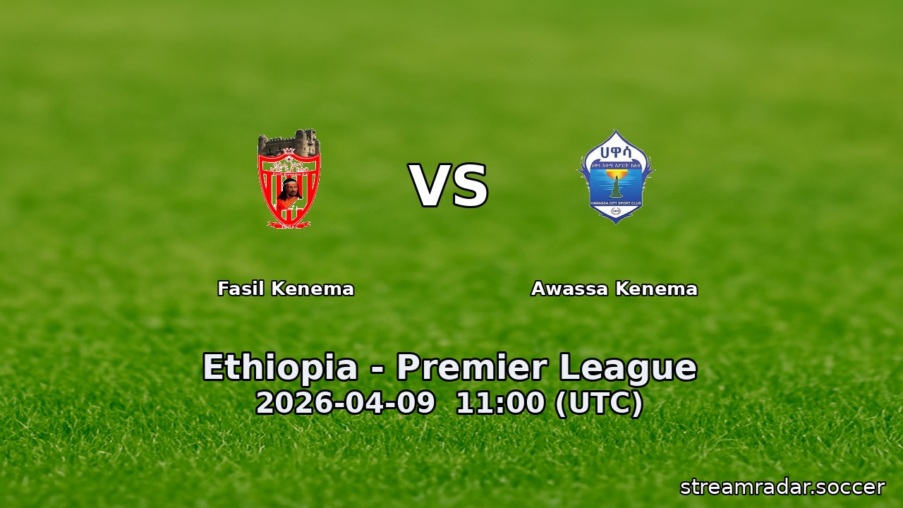Fasil Kenema vs Awassa Kenema