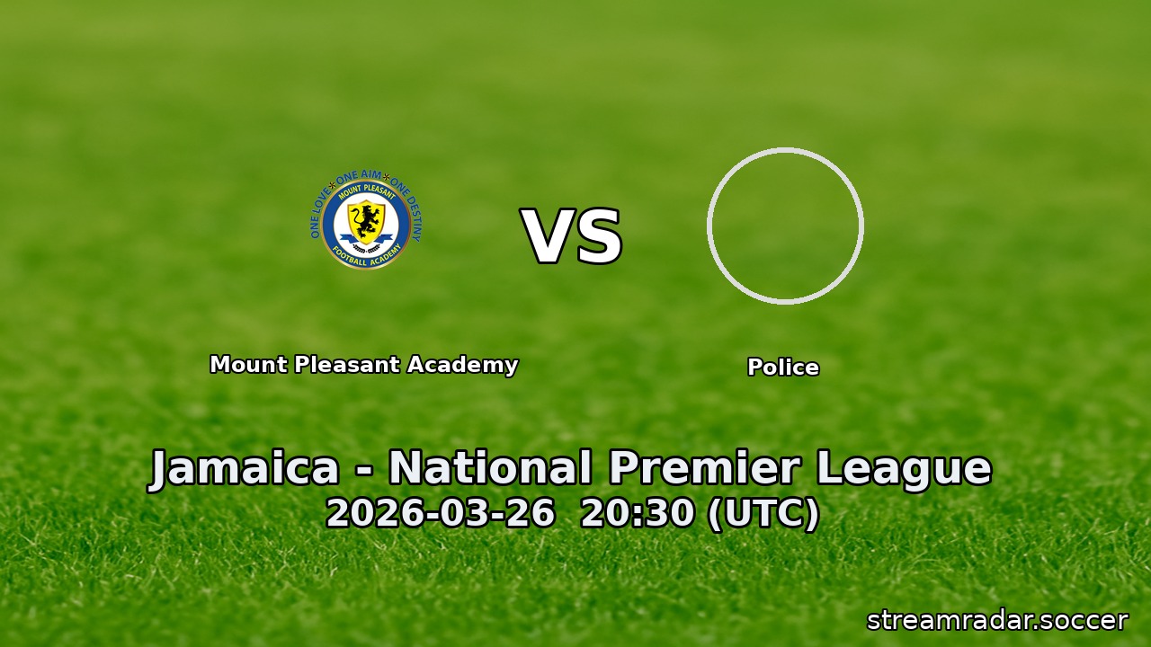 Mount Pleasant Academy vs Police