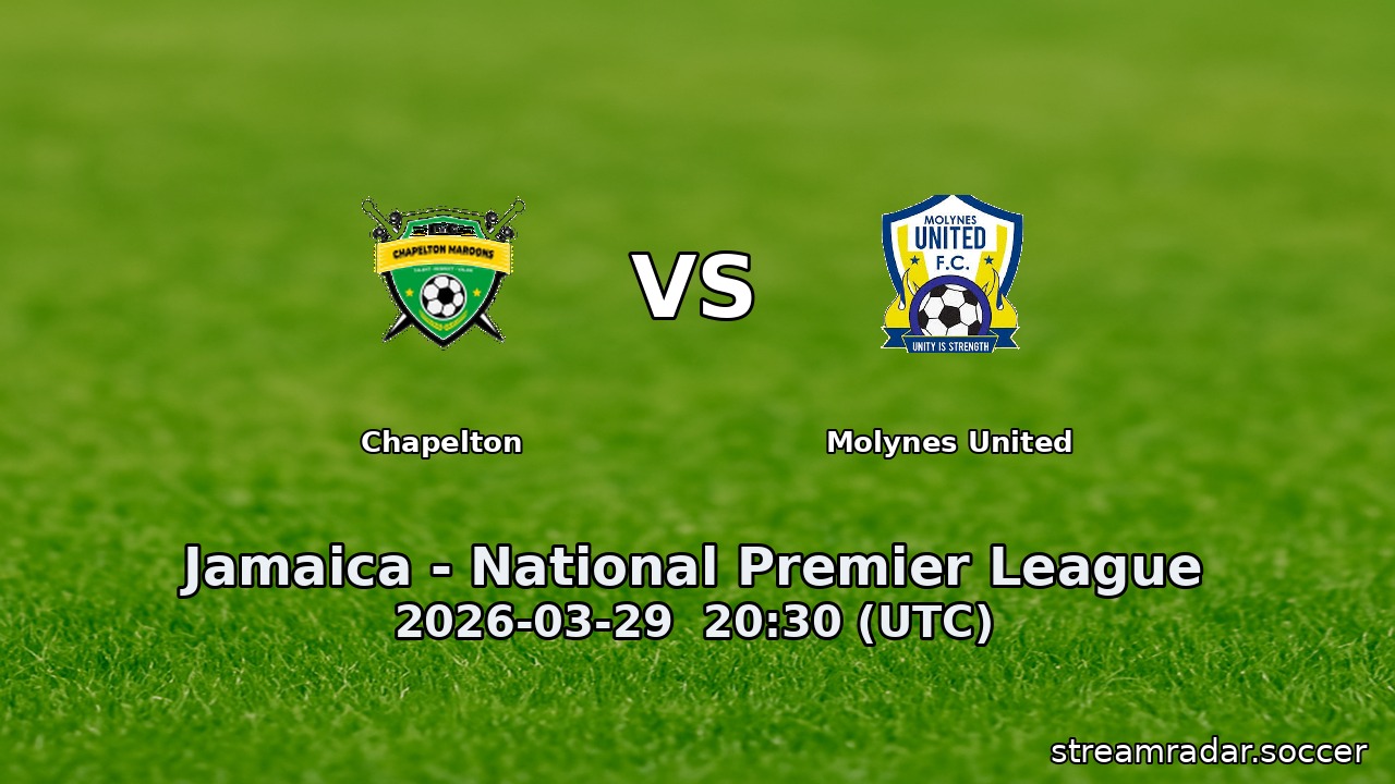 Chapelton vs Molynes United
