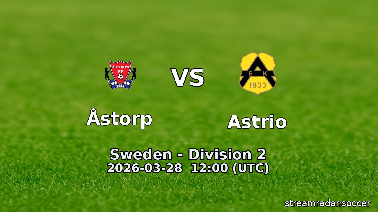 Åstorp vs Astrio
