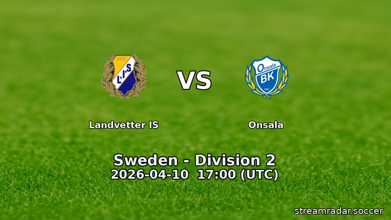 Landvetter IS vs Onsala