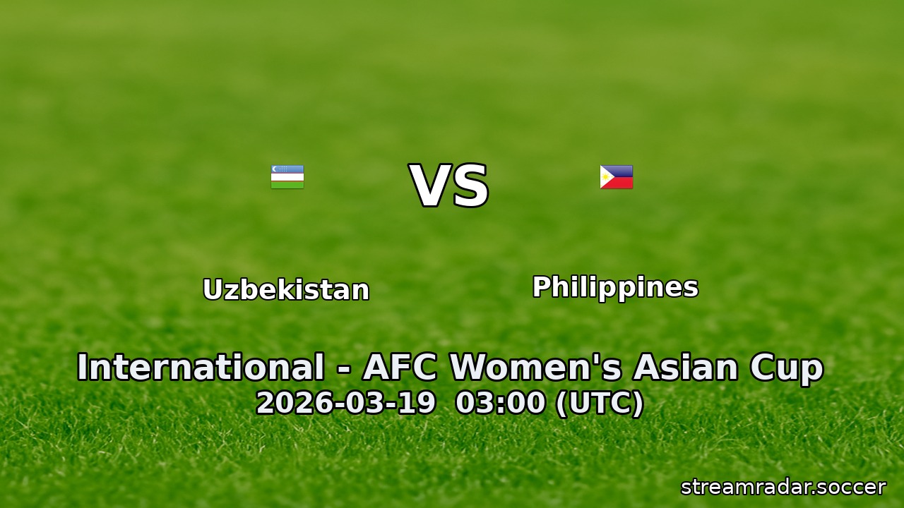 Uzbekistan vs Philippines