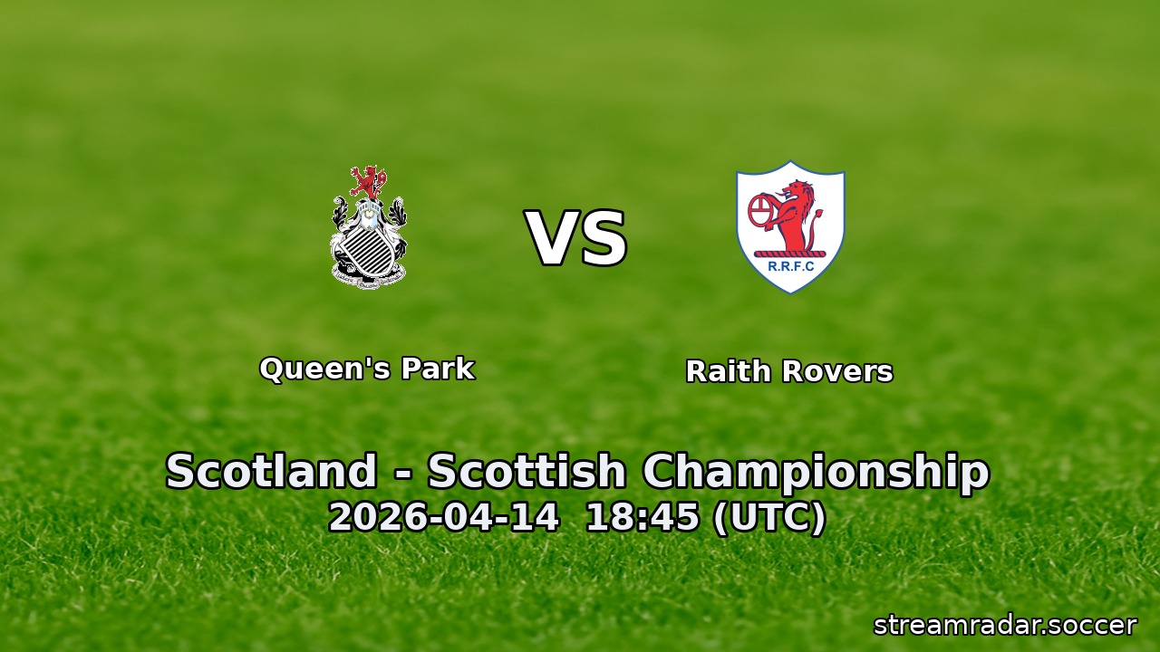 Queen's Park vs Raith Rovers