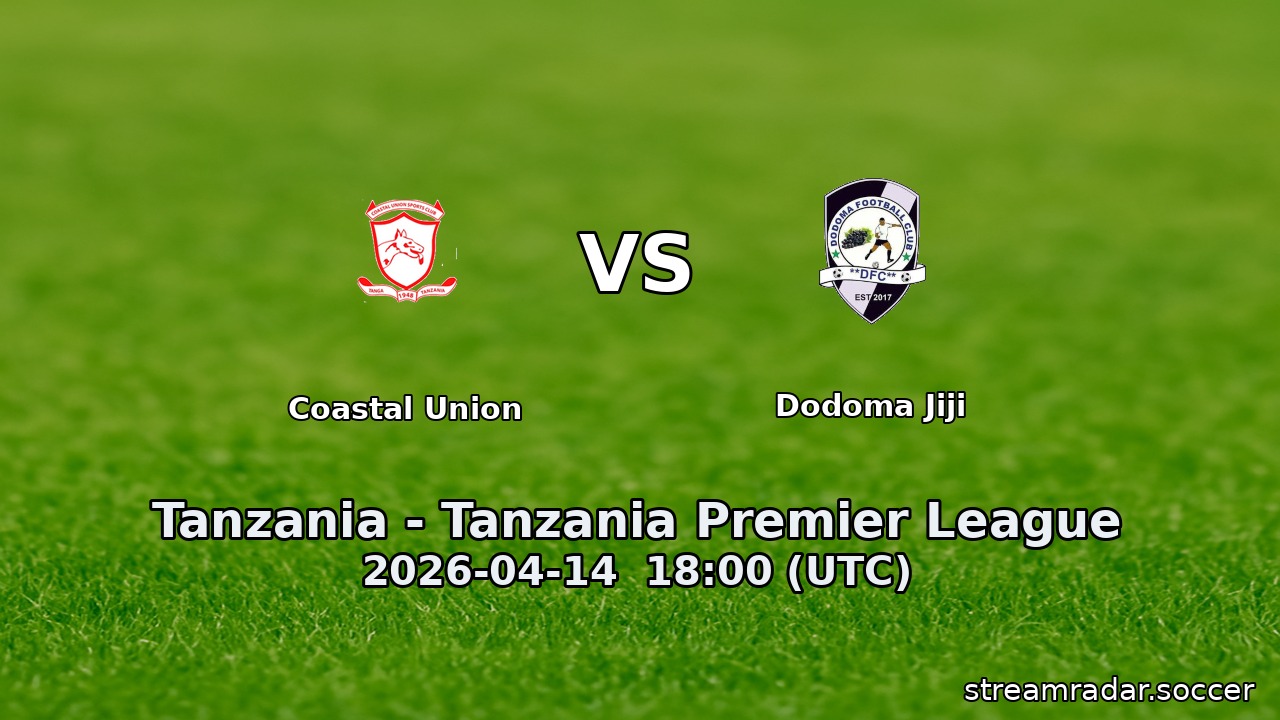 Coastal Union vs Dodoma Jiji