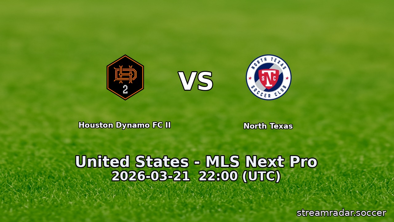 Houston Dynamo FC II vs North Texas