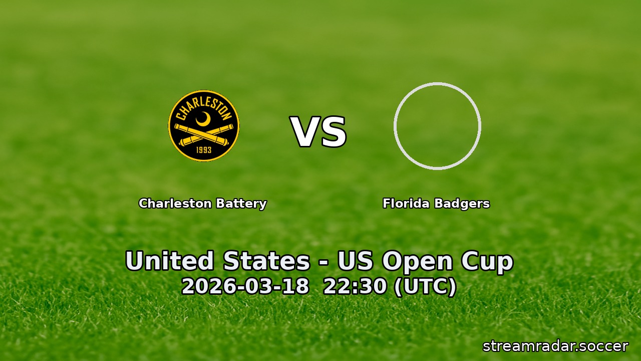 Charleston Battery vs Florida Badgers