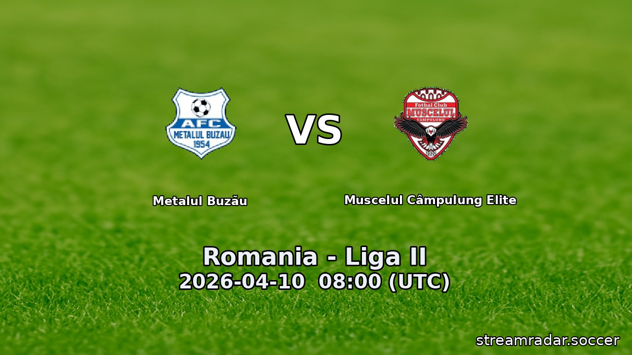 Metalul Buzău vs Muscelul Câmpulung Elite
