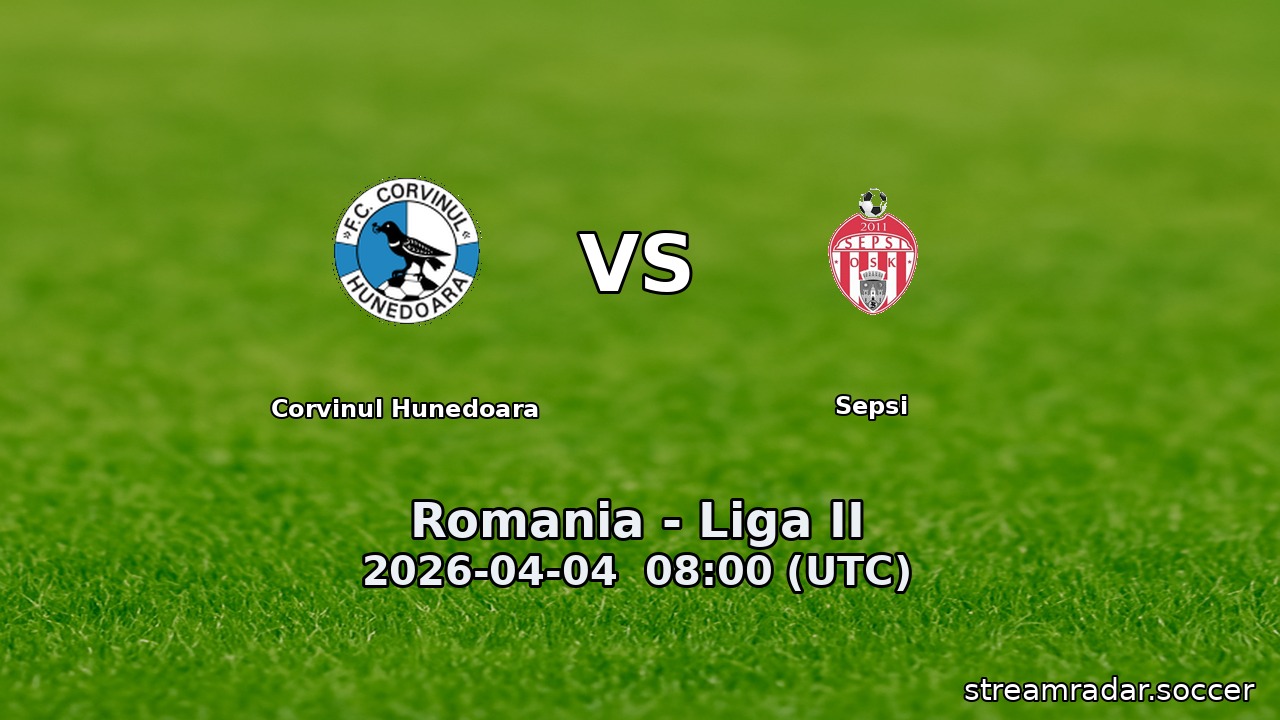 Corvinul Hunedoara vs Sepsi