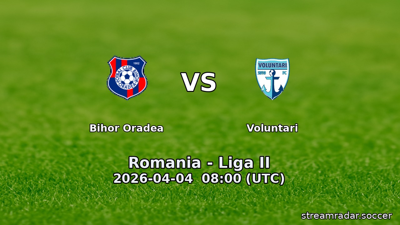 Bihor Oradea vs Voluntari