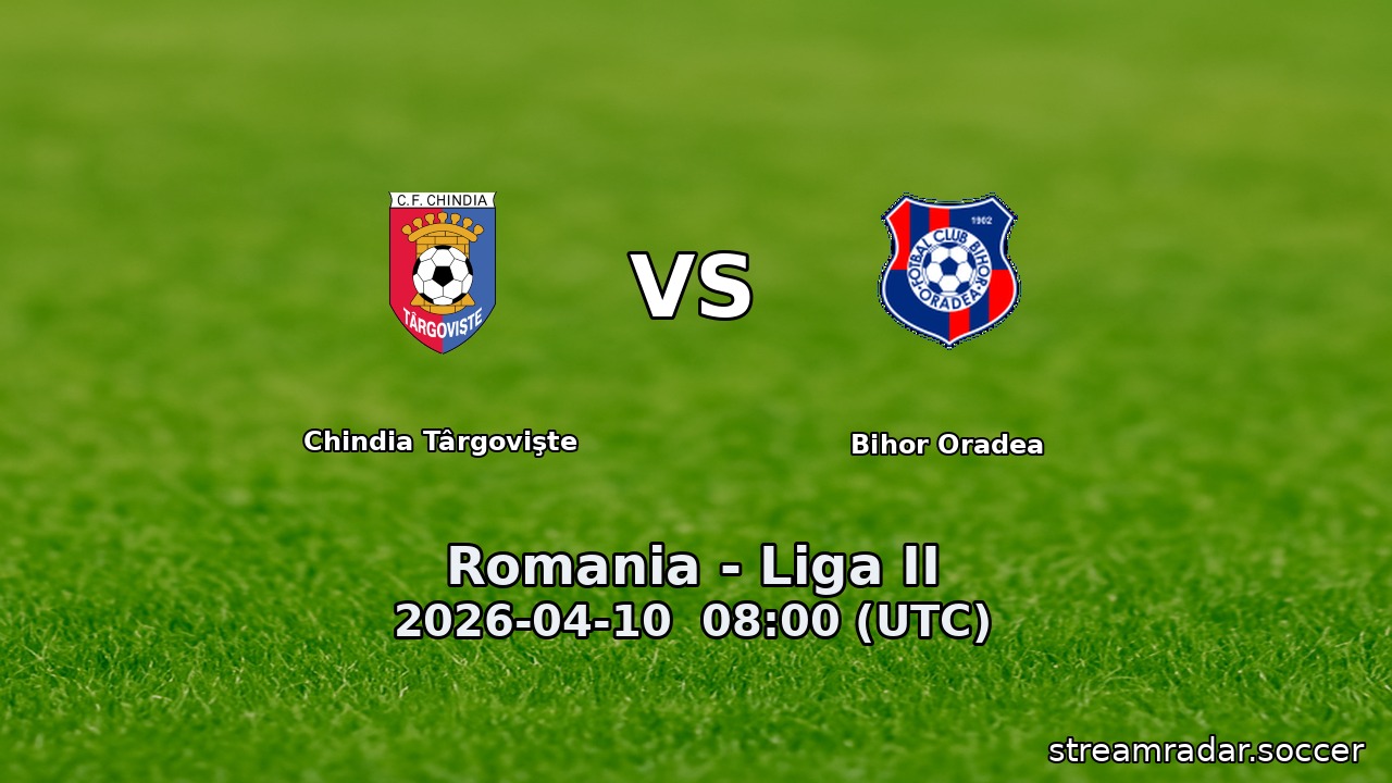 Chindia Târgovişte vs Bihor Oradea