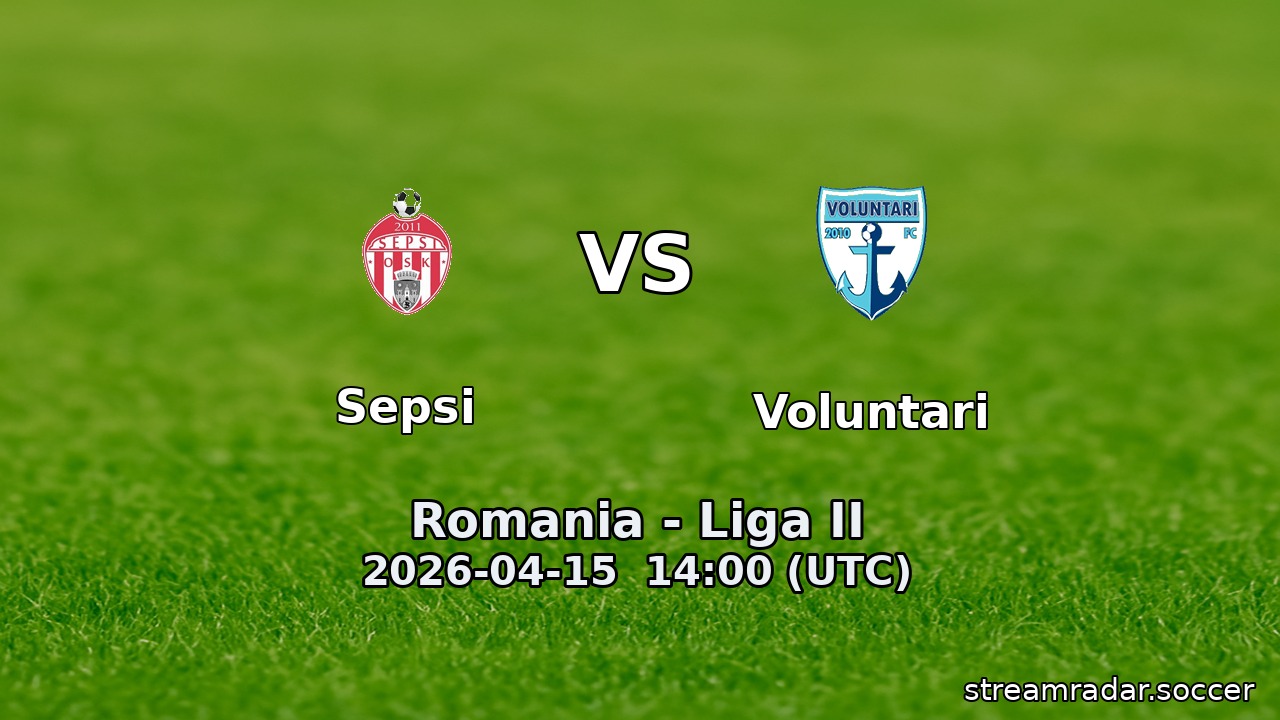 Sepsi vs Voluntari