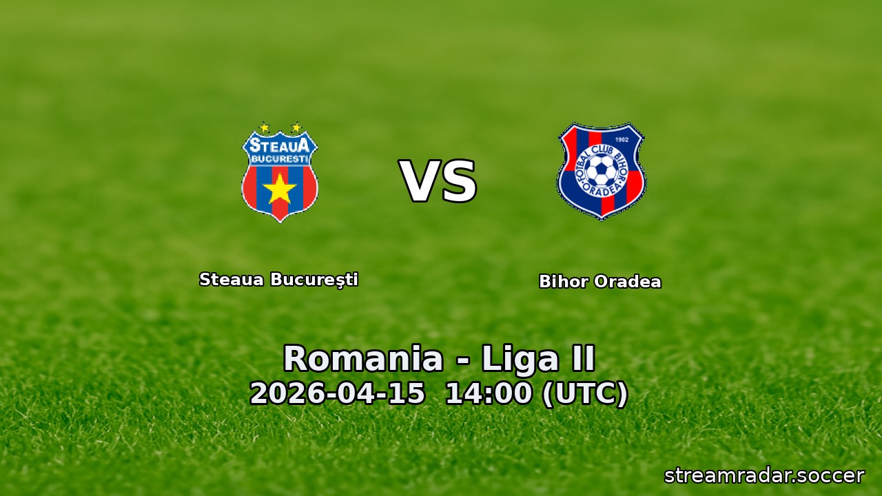 Steaua Bucureşti vs Bihor Oradea