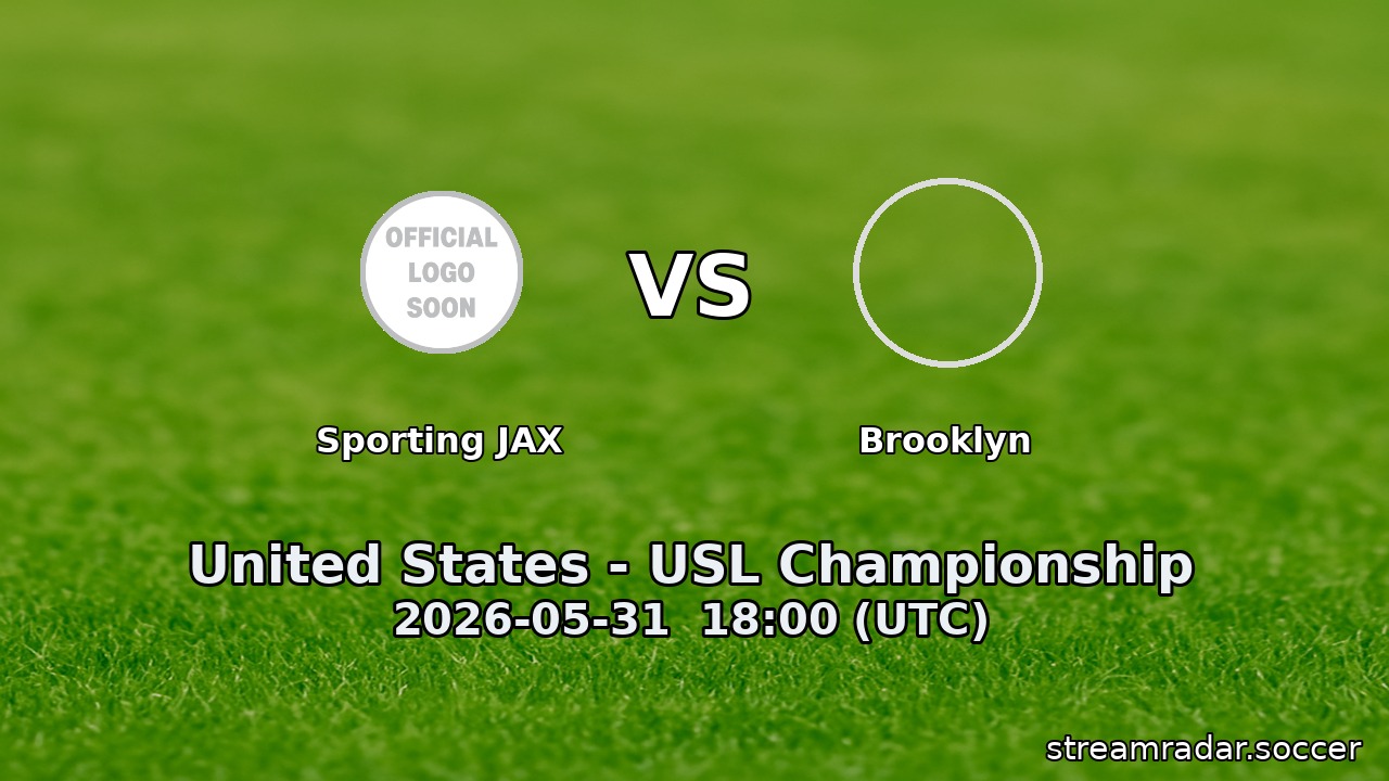 Sporting JAX vs Brooklyn