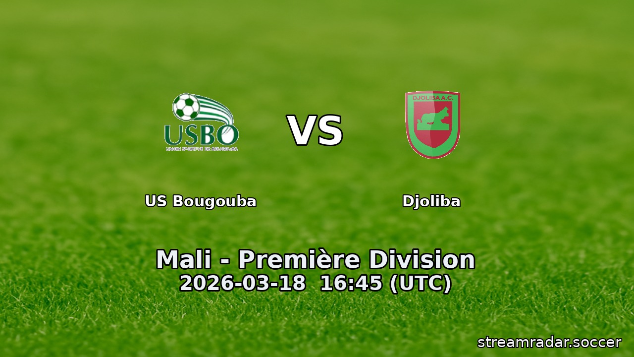 US Bougouba vs Djoliba