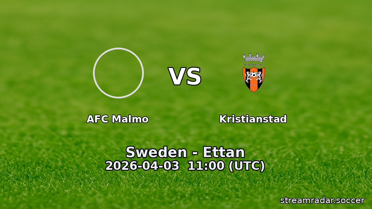 AFC Malmo vs Kristianstad
