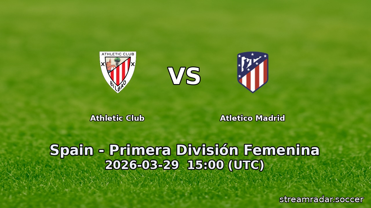 Athletic Club vs Atletico Madrid