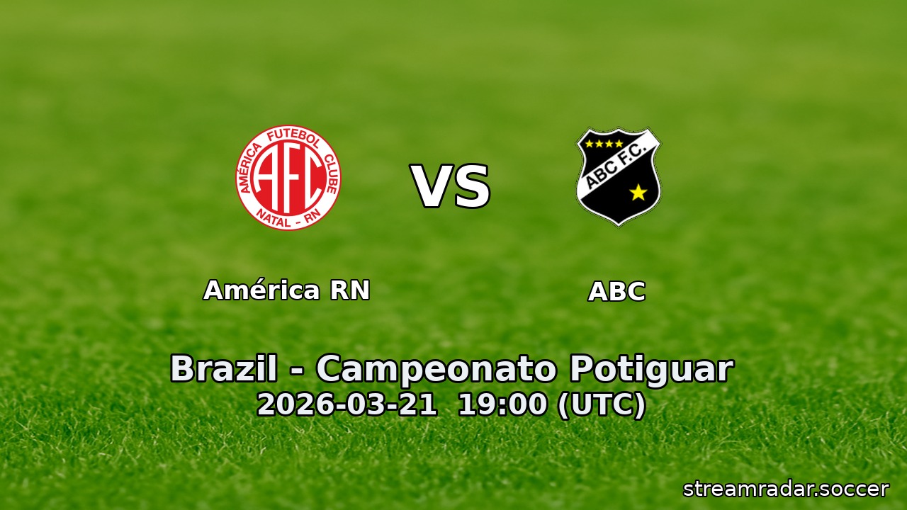 América RN vs ABC