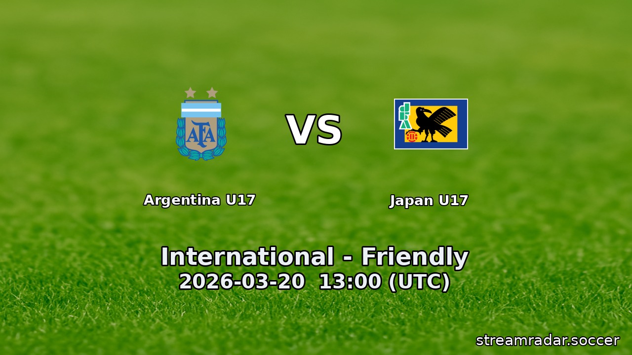 Argentina U17 vs Japan U17