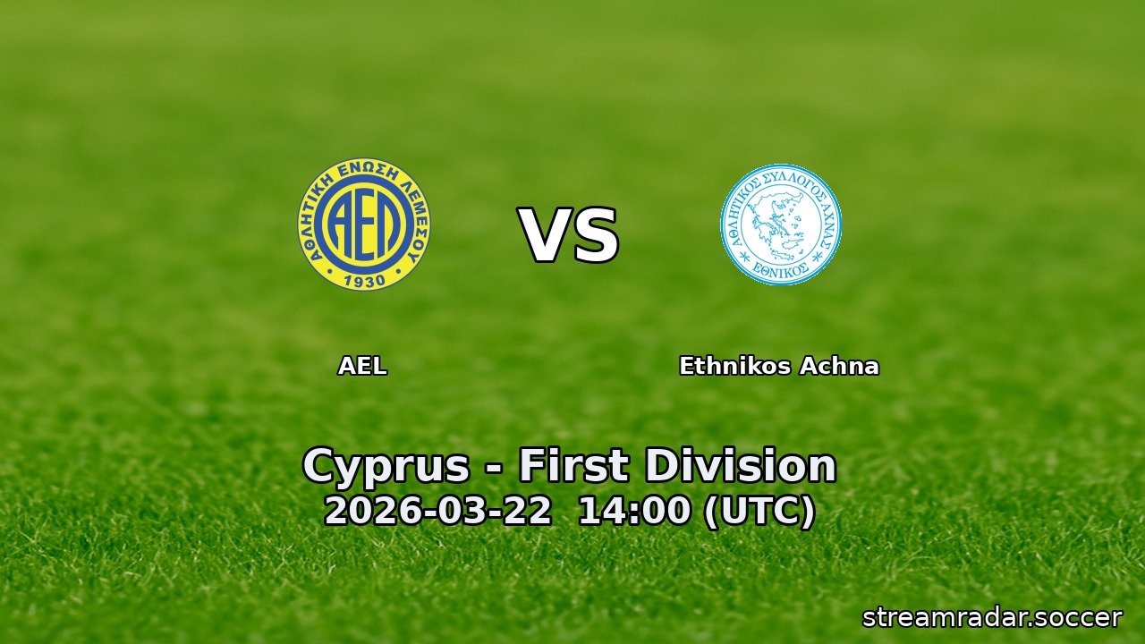 AEL vs Ethnikos Achna