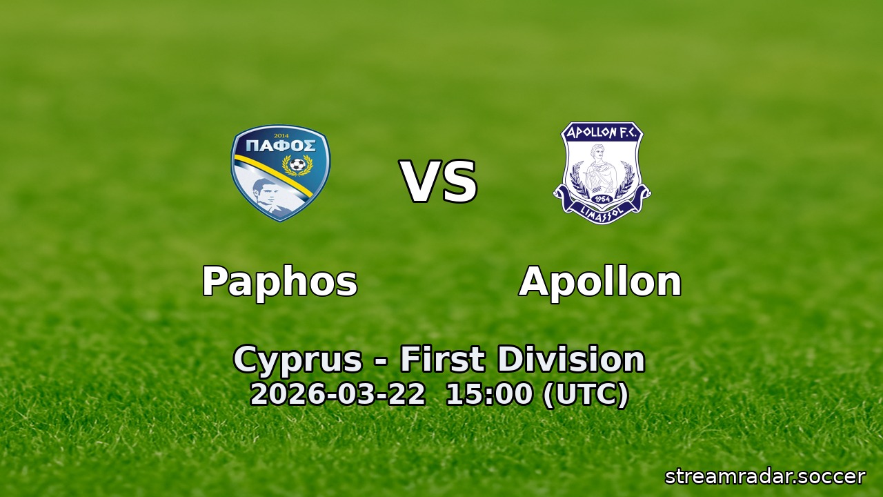 Paphos vs Apollon