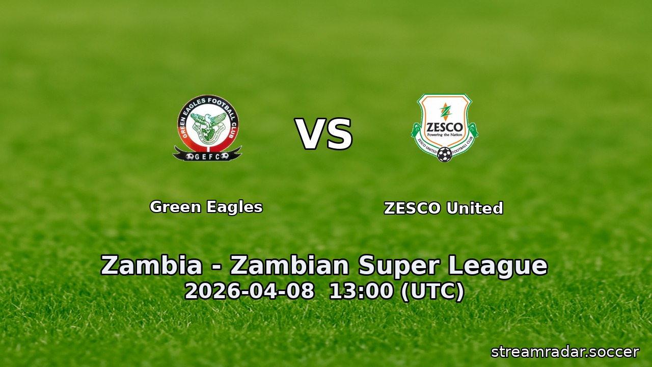 Green Eagles vs ZESCO United