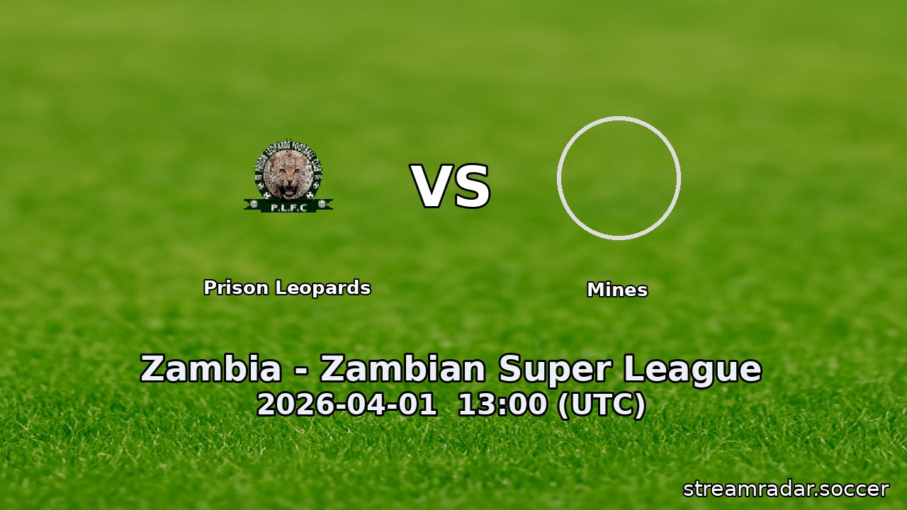 Prison Leopards vs Mines