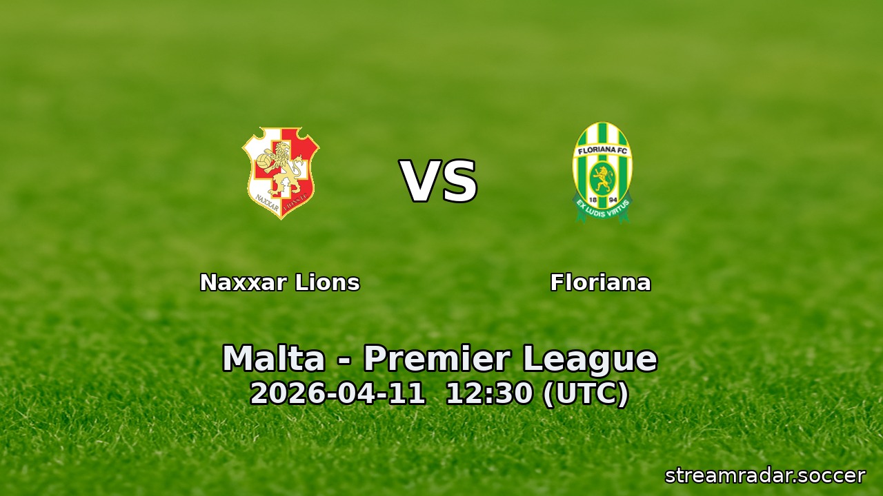 Naxxar Lions vs Floriana