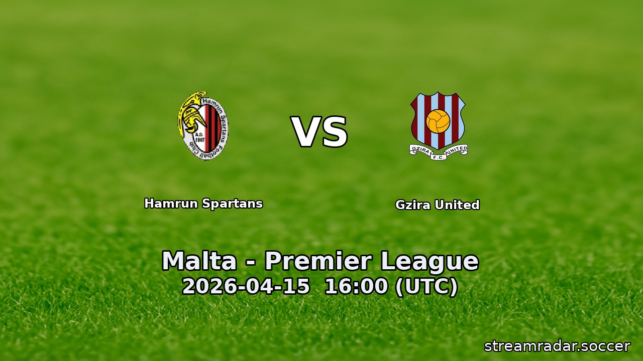 Hamrun Spartans vs Gzira United
