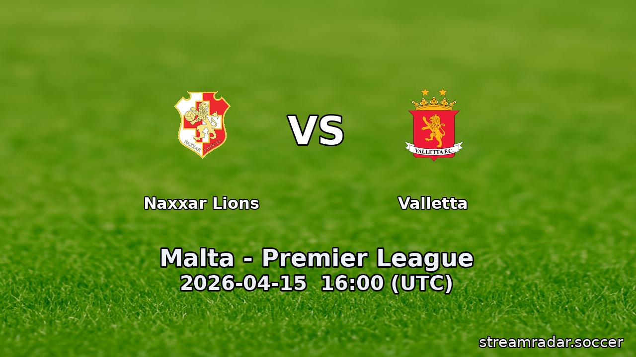 Naxxar Lions vs Valletta