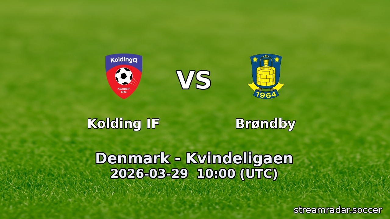 Kolding IF vs Brøndby