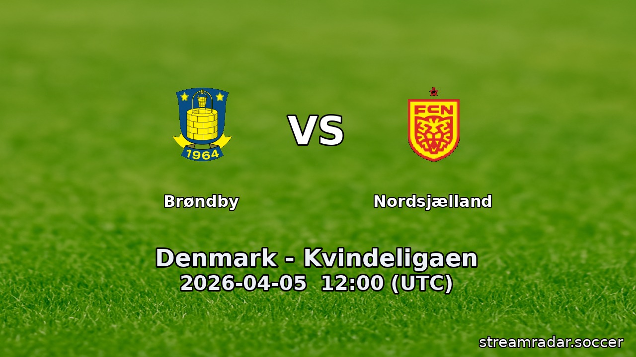 Brøndby vs Nordsjælland