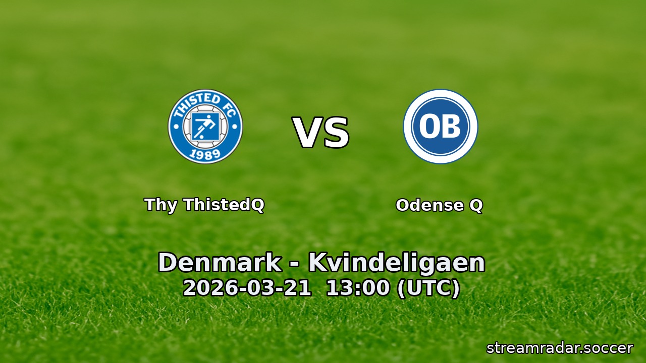 Thy ThistedQ vs Odense Q